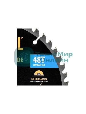 Пильный диск по дереву Denzel ф235 х 30 мм, 48 зубьев