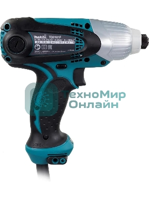 Дрель-шуруповерт сетевой Makita TD0101F, Сетевой, 230Вт, Ударный