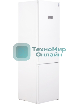 Холодильник Weissgauff CBN2WB1W2 INVERTER белый двухкамерный 280/108л морозилка снизу, No Frost