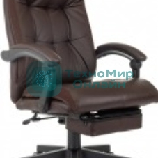 Кресло Бюрократ CH-824MSG-BF коричневый, экокожа