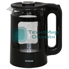 Чайник электрический Renova KT17G-11B Термостойко стекло
