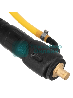 Горелка сварочная Denzel TIG WP17V, прямое подключение к баллону, 4 метра