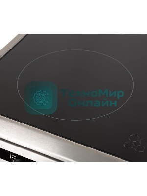 Плита электрическая Hansa FCCX64000 серебристый, конфорок 4 шт, духовка 69 л, 60 см x 85 см x 60 см