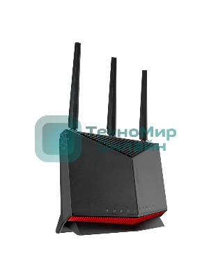 Маршрутизатор ASUS RT-BE86U, черный/красный, 90IG08W0-MO9A0V
