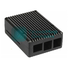 Корпус Qumo, Aluminum Case, Raspberry Pi 4B, черный (RS017)