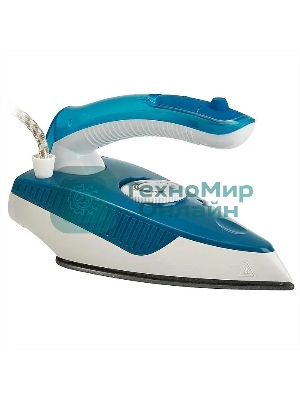Утюг Delta DL-430Т белый/синий, 1000 Вт, 15 г/мин, 50 г/мин, 80 мл