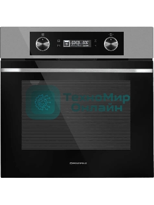 Шкаф духовой электрический Maunfeld AEOH60102S, 60л, дверца с 3 стеклами, нержавеющая сталь