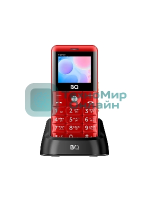 Мобильный телефон BQ 2006 Comfort красный/черный