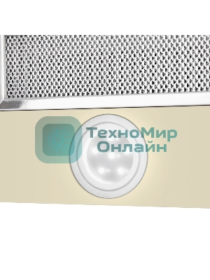 Вытяжка встраиваемая Maunfeld VS Fast Glass 60 бежевый, 60 см, 850 куб. м/ч, 47 дБ