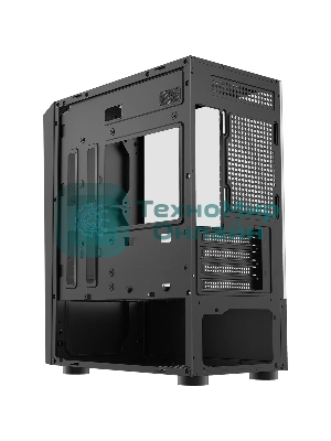 Компьютерный корпус Bloody BD-CC102F черный без БП mATX 2x120мм 2xUSB 2.0 1xUSB 3.0 audio bott PSU