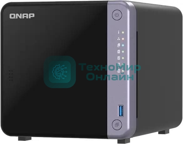Сетевое хранилище NAS Qnap TS-432X-4G 4-bay настольный Alpine AL-524