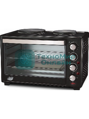 Мини-печь Великие Реки Днепр-2, мощность 3300 Вт, 2 конфорки, 30 л, 2 противня