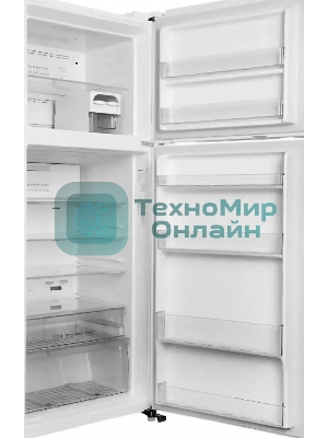 Холодильник Hitachi HRTN7489DF BSLCS нержавеющая сталь двухкамерный инвертер 345/105л морозилка сверху, No Frost