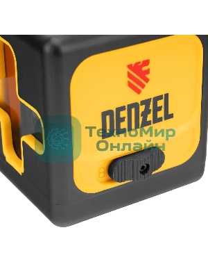 Лазерный уровень Denzel DQB, 30 м, зеленый луч, батарейки, сумка