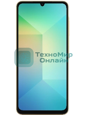 Смартфон Samsung Galaxy A06 SM-A065F 4/64Gb золотистый