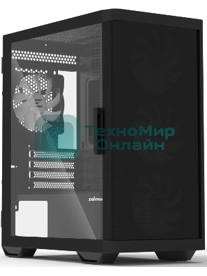 Компьютерный корпус ZALMAN M4, MATX, черный, WINDOW, 1xCombo (3.5'' or 2.5''), 1x3.5