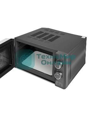 Микроволновая печь Centek CT-1573 серый, 20 л, 700 Вт, переключатели - поворотный механизм