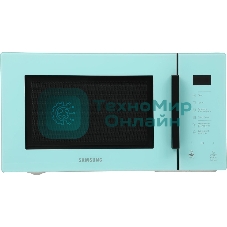 Микроволновая печь Samsung MG23T5018AN/BW голубой, 23 л, 800 Вт, переключатели - сенсор