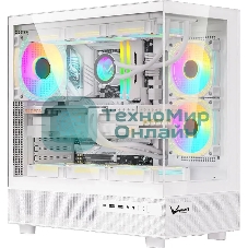 Компьютерный корпус Aerocool/Formula Crystal Z8 белый без БП ATX 9x120мм 7x140мм 1xUSB 2.0 1xUSB 3.0 1xUSB3.1 audio bott PSU