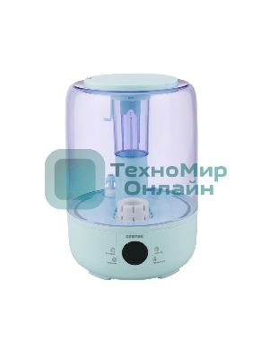 Увлажнитель воздуха Centek СТ-5110 зеленый, 30 Вт, 3.8 л, ультразвуковой