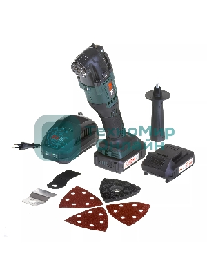 Многофункциональный инструмент аккумуляторный KLPRO KLMT18B-20 (18В, Li-ion-2шт, 2.0А·ч, 5000-19000 кол/мин З/У,в кейсе)