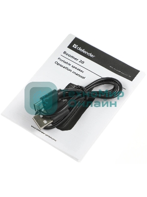 Портативная колонка Defender Boomer 20 20Вт Light/BT/FM/USB/AUX/MIC черный