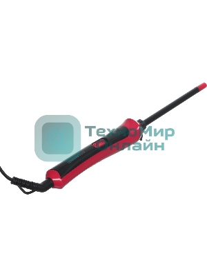 Щипцы для завивки волос Starwind SHE6610 розовый/черный, 10 мм, 180 °C, 1 режим