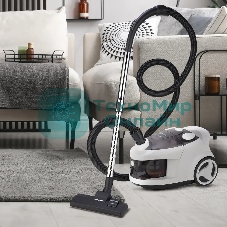 Пылесос Coolfort CF-3040 белый, 250/1800 Вт, уборка сухая, пылесборник контейнер 2 л