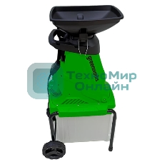 Измельчитель садовый электрический GreenWorks GW-2800SD, 220 В, 2800 Вт с контейнером (2208007)
