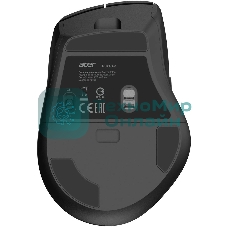 Мышь беспроводная Acer OMR406 черный, 4800 dpi, радиоканал, Bluetooth, USB, кнопки - 8