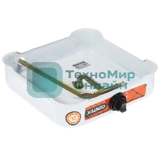 Плита настольная газовая Centek CT-1520 белый, 1.7 кВт, газ, конфорки - 1, эмаль, поворотные переключатели