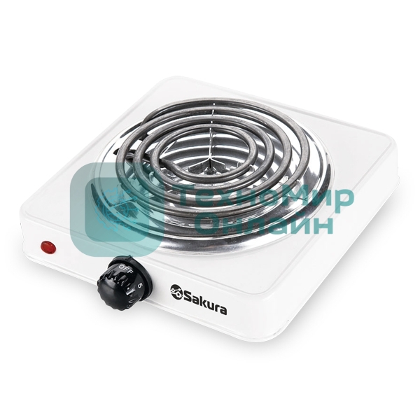 Плитка электрическая Sakura ПЭ-08 1500Вт 145мм 1конф/спир