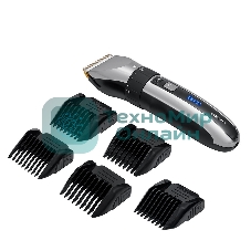 Машинка д/стрижки волос POLARIS PHC 3017RC Argan Therapy Pro черный/хром