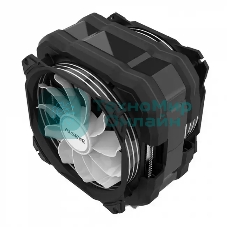 Кулер для процессора Alseye M120D Plus черный, 120 мм, алюминий/медь, 1900 об/мин, 41.2 дБ, 4 pin, 200 Вт, 160 мм