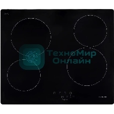 Электрическая варочная панель Hyundai HHE 6410 BG Hi-Light, независимая, черный