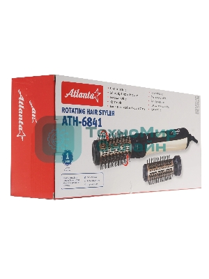 Фен-щётка Atlanta ATH-6841 золотистый, 1000 Вт, 50 мм