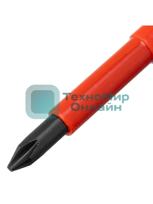 Набор отверток Сибртех диэлектрических до 1000в тестер crv двухкомпонентные рукоятки (5шт.)