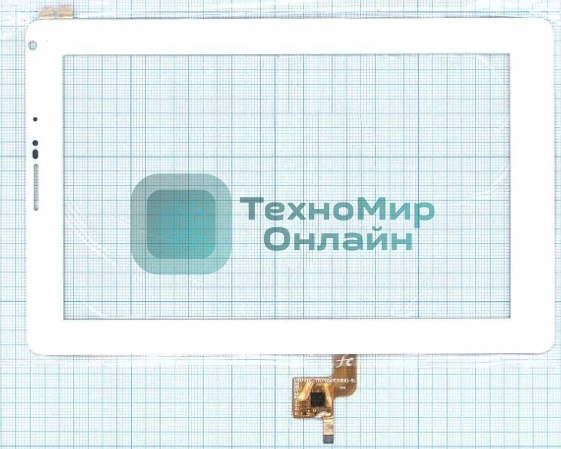 Сенсорное стекло (тачскрин) FPC-TP070247(V1801)-01, белое