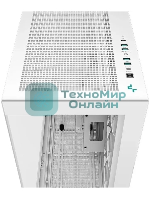 Компьютерный корпус Deepcool CH780 WH белый без БП ATX 2x120мм 1x140мм 2xUSB 3.0 audio bott PSU
