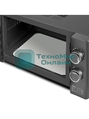 Микроволновая печь Centek CT-1573 серый, 20 л, 700 Вт, переключатели - поворотный механизм