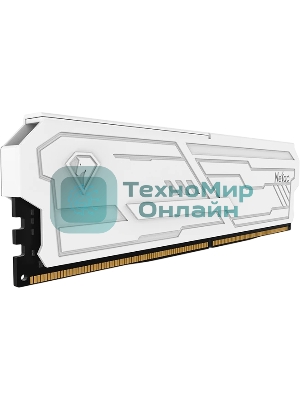 Оперативная память Netac Shadow III, DDR4, 32GB (2x16GB), 3200 MHz, CL16, с радиатором, белый