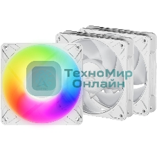 Вентилятор корпусной ARCTIC P12 Pro A-RGb (White) - 3 Pack- retail (ACFAN00326A)