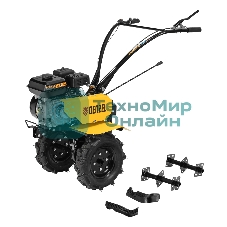 Мотоблок Denzel DPT-170 7 л.с., ремен.сцеп, шир 85 см, глуб 35 см, фрез 3х3, ШОМ, скор 2В/1Н, кол 8