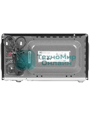 Микроволновая печь BQ MWO-20004SM/W черный, 20 л, 700 Вт, переключатели - поворотный механизм