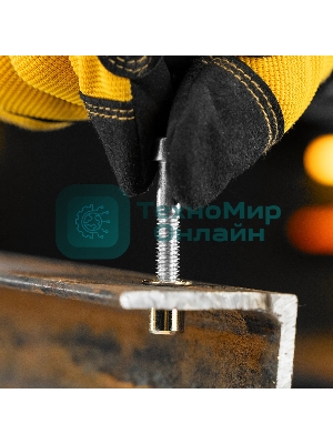 Заклепки резьбовые Denzel стальные, оцинкованные, М6, пластиковый кейс, 70 шт.