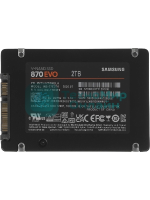 Накопитель SSD Samsung 870 EVO, 2Tb, SATA III, 2.5