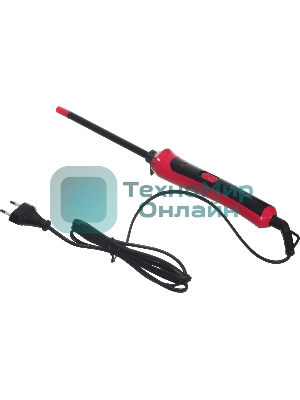 Щипцы для завивки волос Starwind SHE6610 розовый/черный, 10 мм, 180 °C, 1 режим