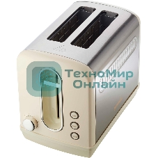 Тостер Gorenje T1100CLI 860Вт бежевый/серебристый