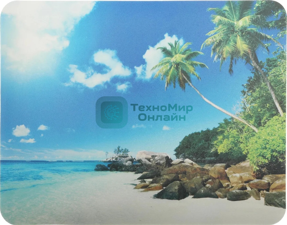 Коврик для мыши Buro BU-M10012 рисунок/пляж