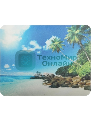 Коврик для мыши Buro BU-M10012 рисунок/пляж